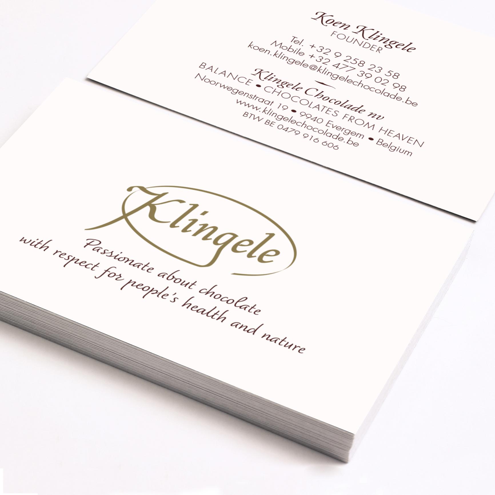 Klingele Chocolade - Huisstijl