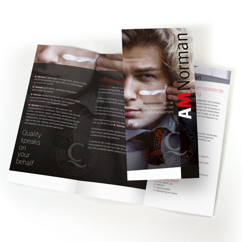 AMNorman - Quality speaks on your behalf - Brochure & leaflets