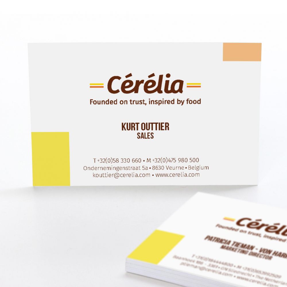 Cérélia - Founded on trust, inspired by food - Huisstijl