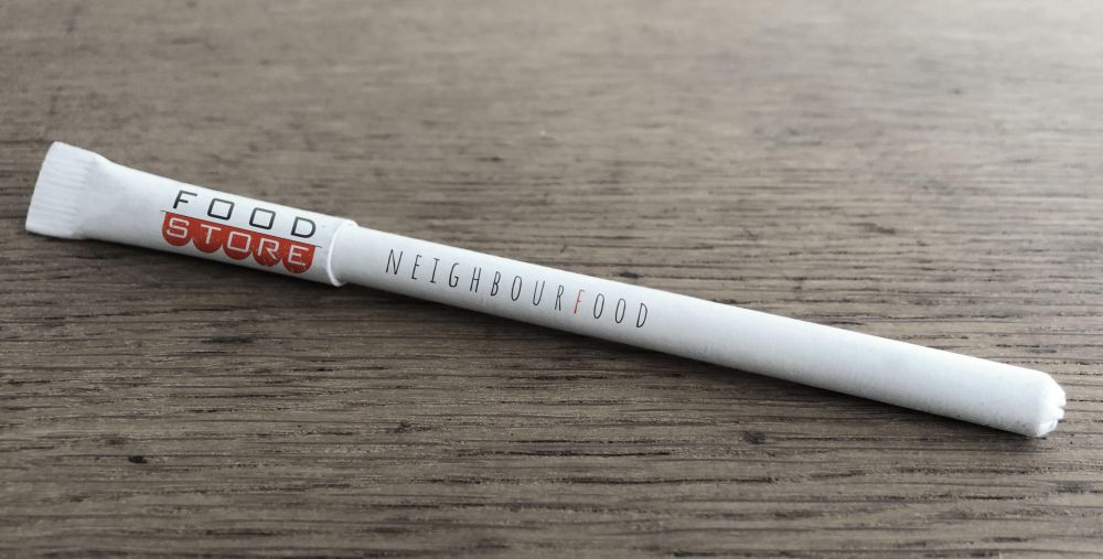 Foodstore - Rebranding - Paper pen