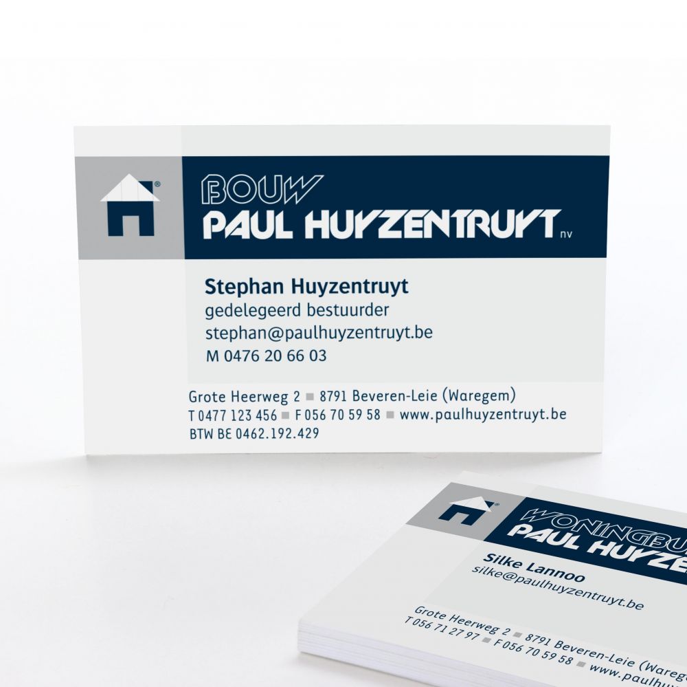 Bouw Paul Huyzentruyt - De eerste steen uit uw verbeelding ... - Huisstijl