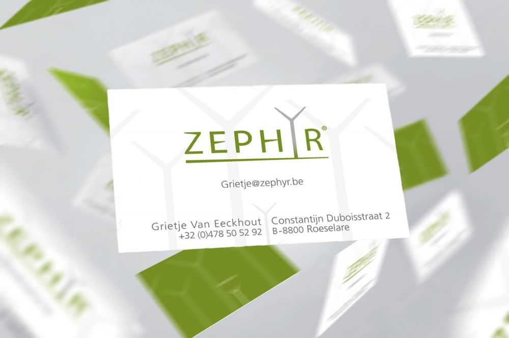 Zephyr - Wind turbines - Business cards