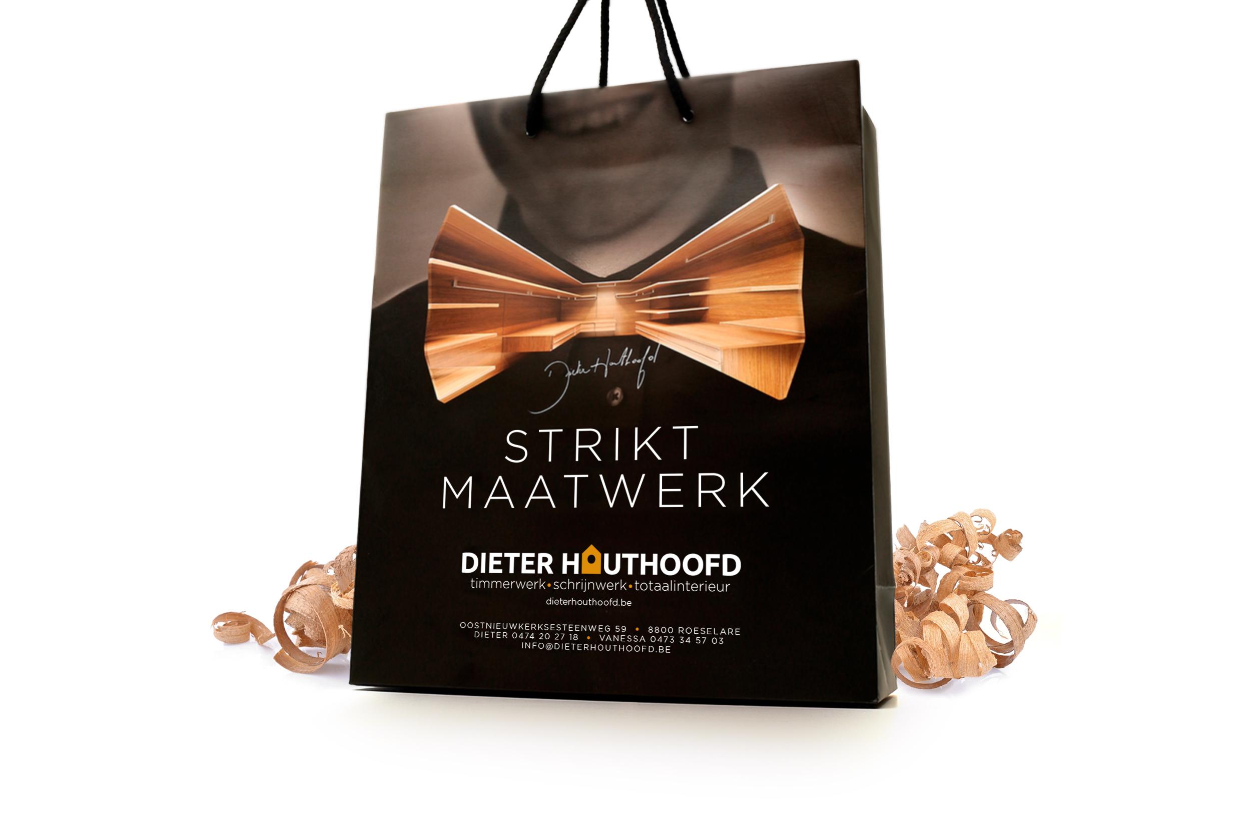 Dieter Houthoofd - Branding voor schrijnwerkerij Dieter Houthoofd - Branding voor schrijnwerkerij